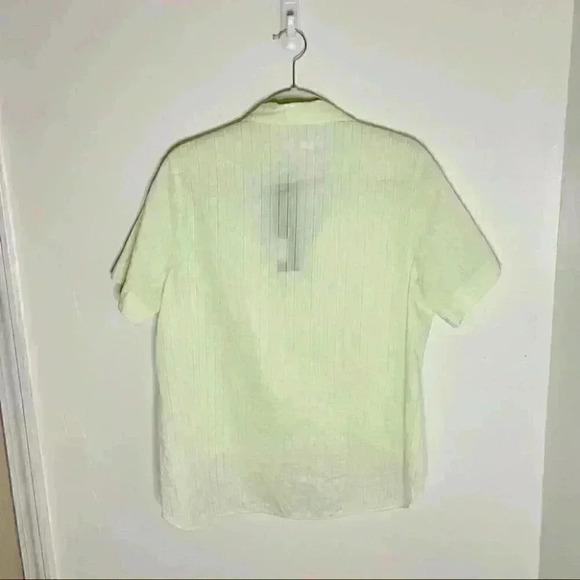 NWT Rag and Bone Kristine Faux Wrap High Lo Semi Sheer Striped Blouse - Picture 3 of 7